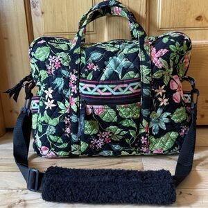 VERA BRADLEY BOTANICAL GARDEN MEDIUM SIZED   WEEKENDER BAG EXCELLENT